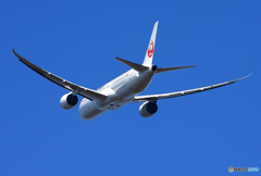 「SKY」 JAL 787-9 JA870J 出発です