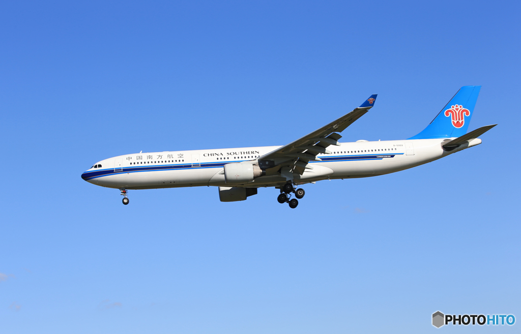 「蒼空」 中国南方A330-300 B-5959 到着