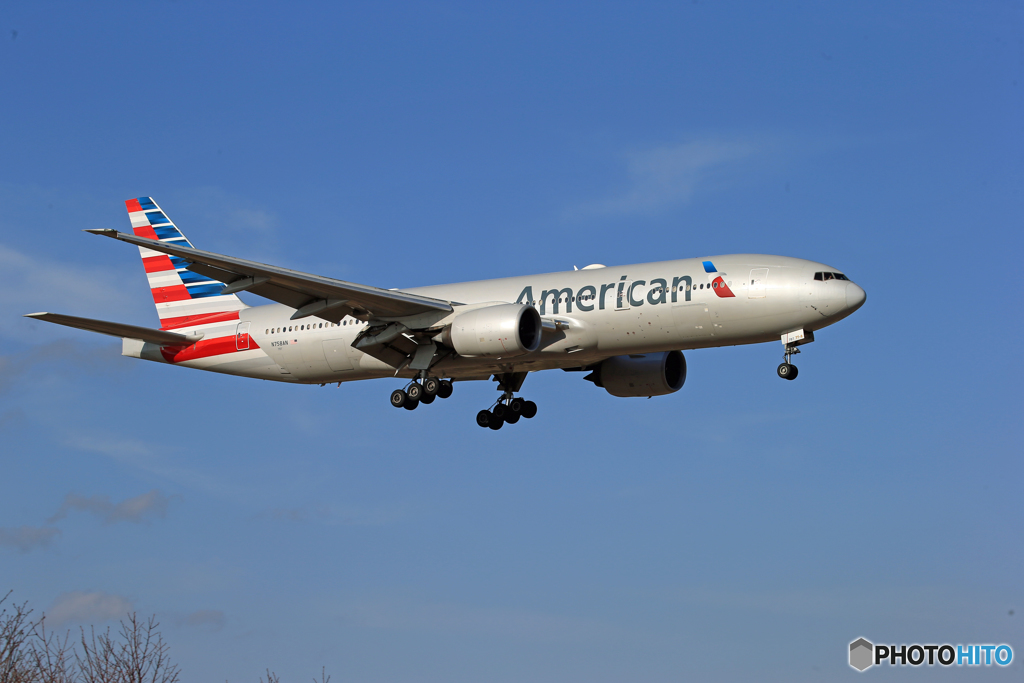 ☀「青い空」が一番American 777-200 N758AN