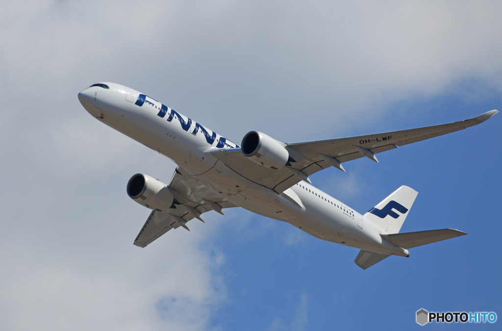 「良い天気」 Finnair A350-941 OH-LWF 離陸