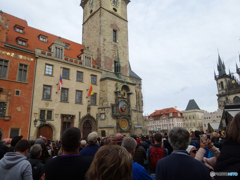 プラハ（42）天文時計 ・ 12時の広場