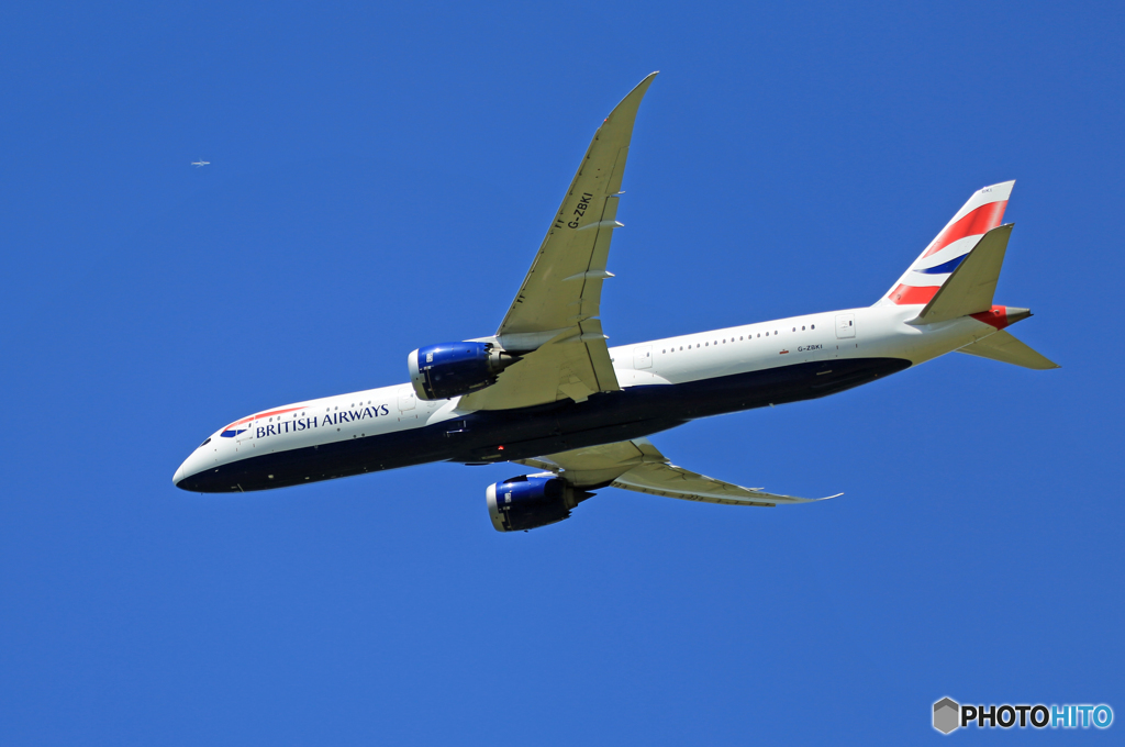 「そらー」 British 787-9 G-ZBKI 離陸＋