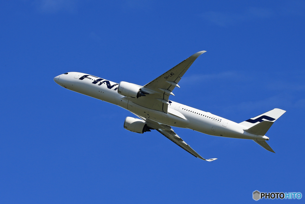 「群青色」 Finnair A350-941 OH-LND Takeoff 