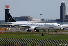 「蒼空」Thai スタアラA330  HS-TBX 離陸