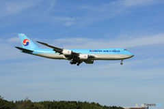 「真青の空」Korean C 747-8 HL7639 Landing