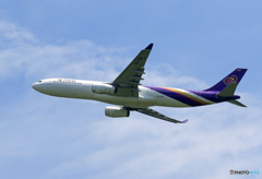 「そらー」 Thai A330-343 HS-TBA 飛び立ちです 