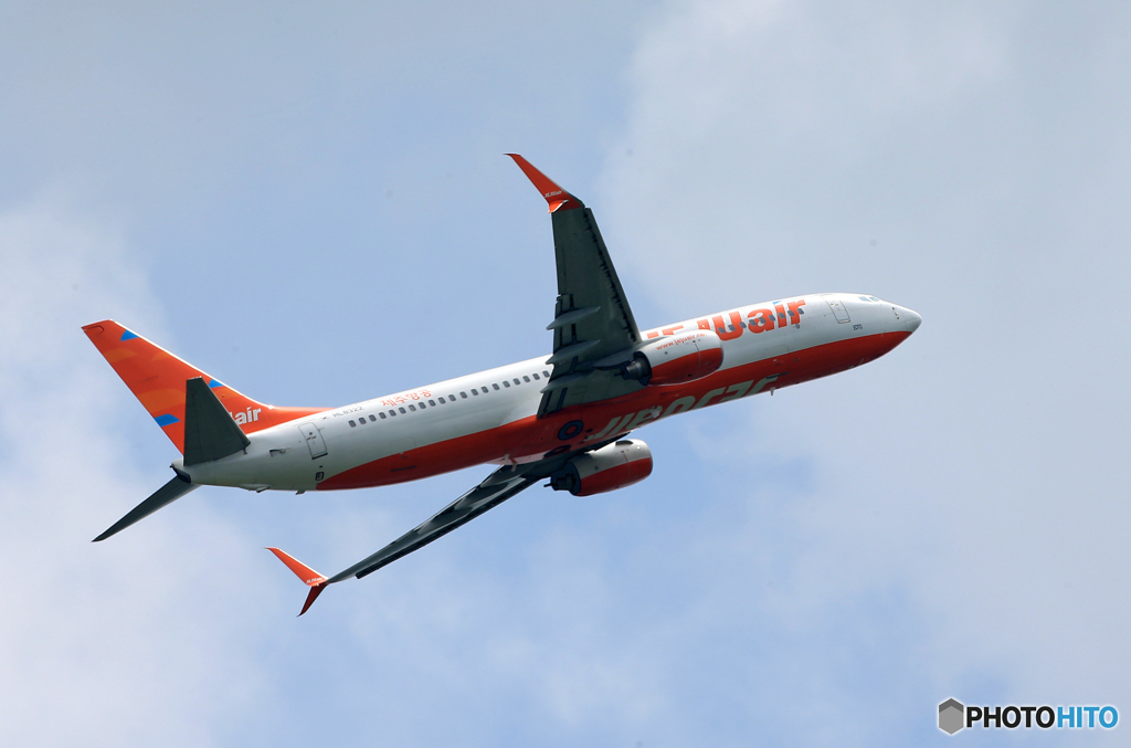 「令和」JEJU 737-8K5 HL8322 離陸します