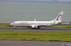 「曇り」 ☮モロッコ政府専用機 B737-8KB ☮Landing