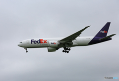 「☁」 FedEx 777-FS2 N859FD Landing