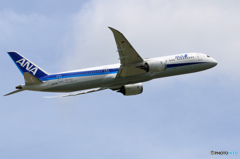 「青い空」が一番 ANA 787-9 JA871A 出発です