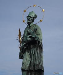 プラハ（１６０）カレル橋の聖像