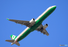 「晴れ」 EVA A321-211 B-16220 出発