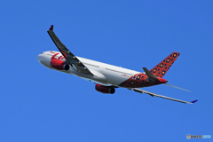 「空色」Lion Air A330-343 HS-LAH 飛び立ち
