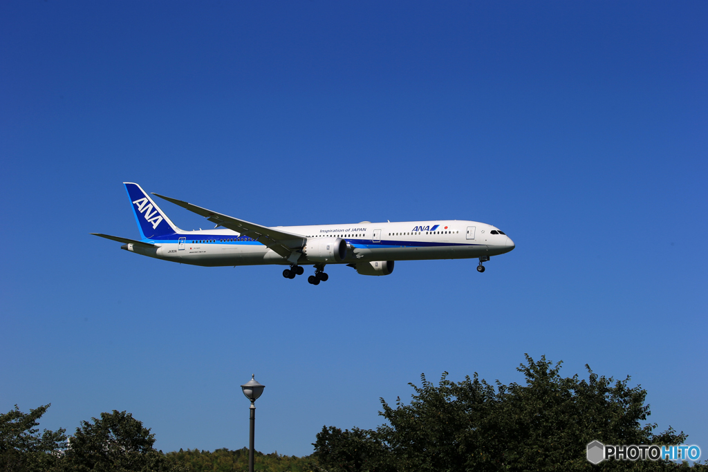 ☀「あおぞら」ANA 787-10 JA901A  Landing