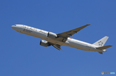 「良い天気」Singapore STAR 777-312 Takeoff 