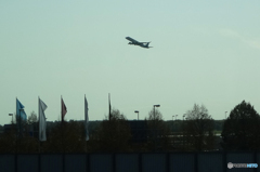 ミュンヘン空港の離陸・風景