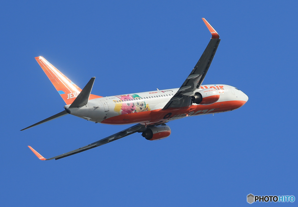 「はれー」 JEJU 737-8AS HL8087 出発です