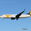 「青が大好き」 Mongolian 737-800 JU-1015 飛び立ち