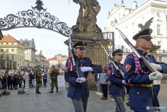 プラハ城（１０９）衛兵の交代