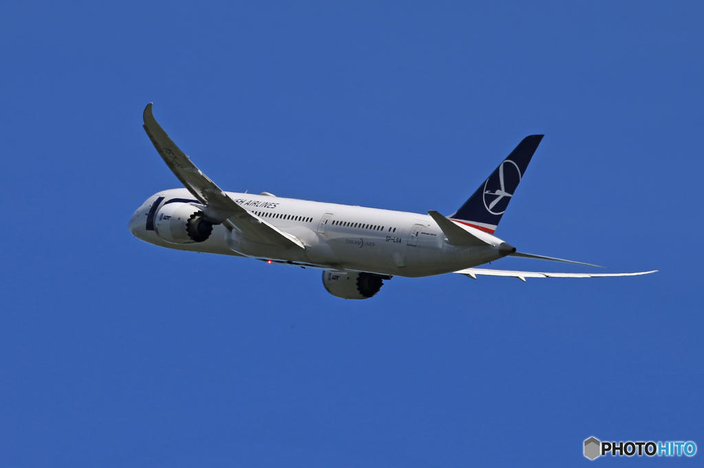 「真青の空」LOT 787-8 SP-LSA 飛行