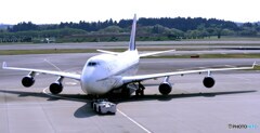 ✈ 思い出の１枚✈  ７４７ジャンボ機　DELTA 747-400✈