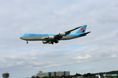 「青が好き」KOREAN 747-8 ＨL7624 Landing
