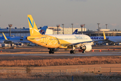 「青が大好き」 バニラ航空 A320-214 JA10VA出発