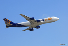 「すかい」 ATLAS 747-87U N855GT 出発