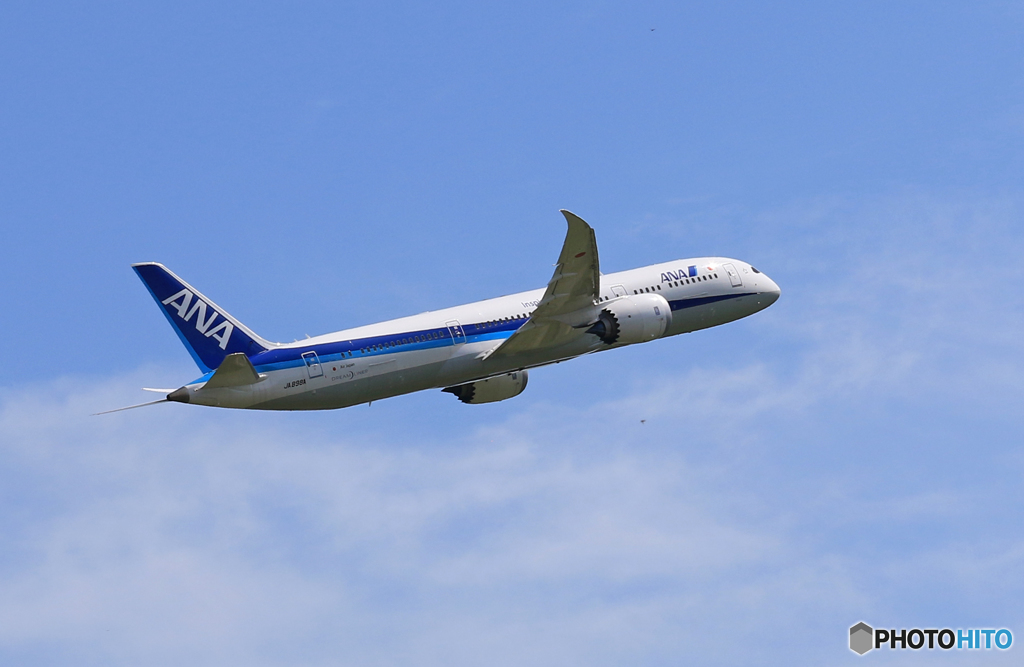 「青い空」が一番 ANA 787-9 JA898A 出発です
