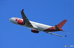 「Blue」 Lion Air A330-343 HS-LAH 飛び立ち