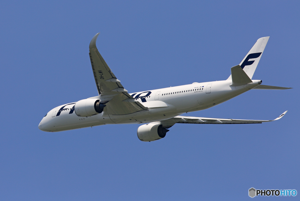 「青空」 Finnair A350-941 OH-LWH Takeoff 