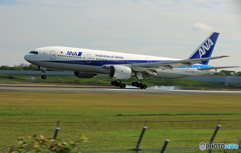 ✈初めての聖地巡礼に  ☮ANA Landing