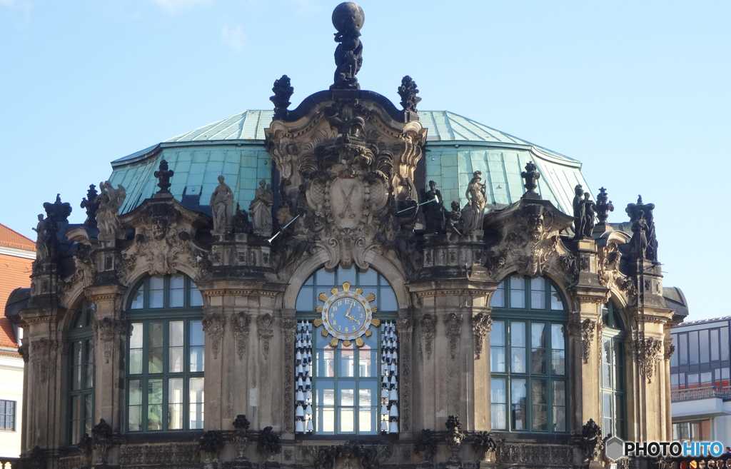 ドイツ  (1272)    ドレスデンの青い屋根・空