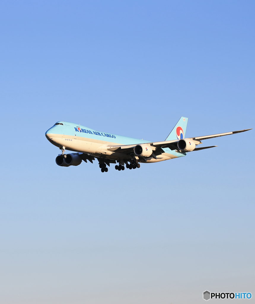 「蒼空」Korean 747-8 HL7610  Landing