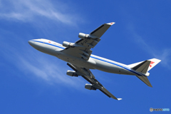 ☀「青い空」が一番 China 747-400  出発