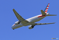 「すかい」 American 777-200 N772AN 飛行