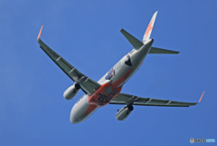 「はれー」 Jetstar スパイダーマンJA20JJ 離陸