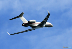 「青が大好き」 Private ビスタジェットBD-700 出発