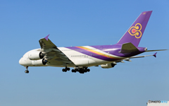 「すかい」 THAI A380-841 HS-TUA Landing