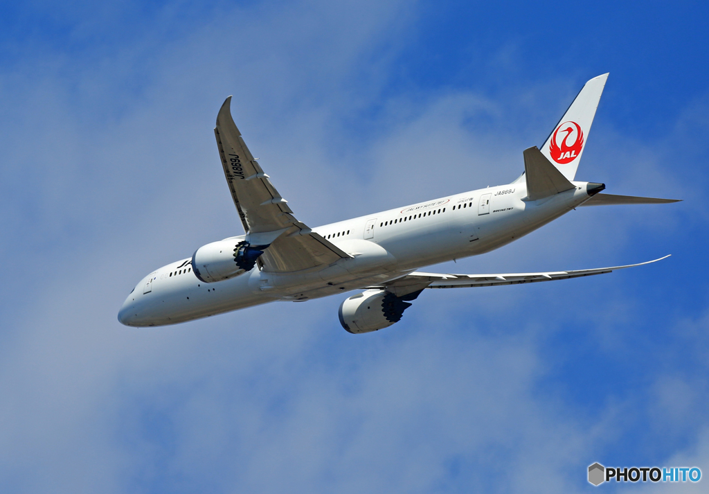 「SKY」 JAL 787-9 JA869J ☮Takeoff