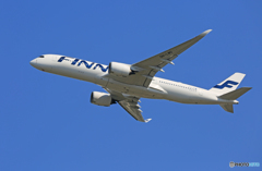 「晴れ」 Finnair A350-941 OH-LWG 飛び立ちです