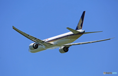 「良い空～」 Singapore 777-312 9V-SWT Takeoff 