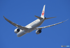 「あおぞら」 JAL 787-9 JA862J 飛び立ち