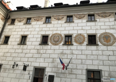 チェコ南部（１９１）チェスキー・クルムロフ城壁