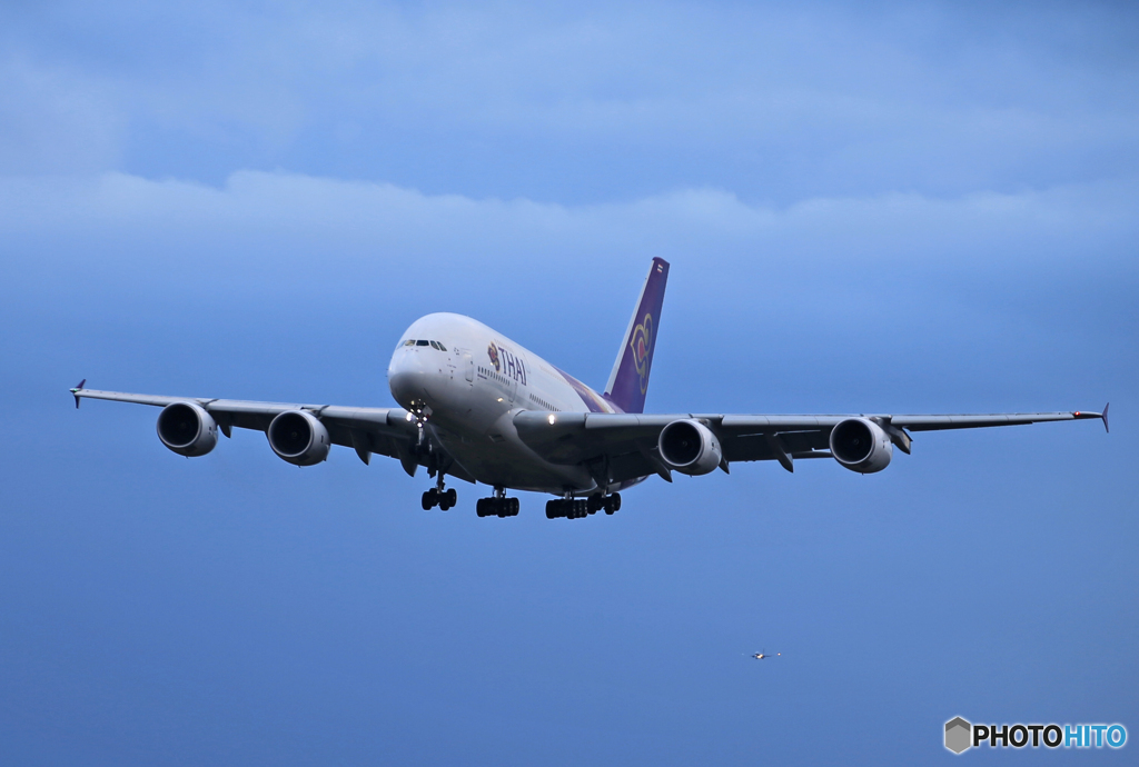「空色」Thai A380-841 HS-TUA Landing