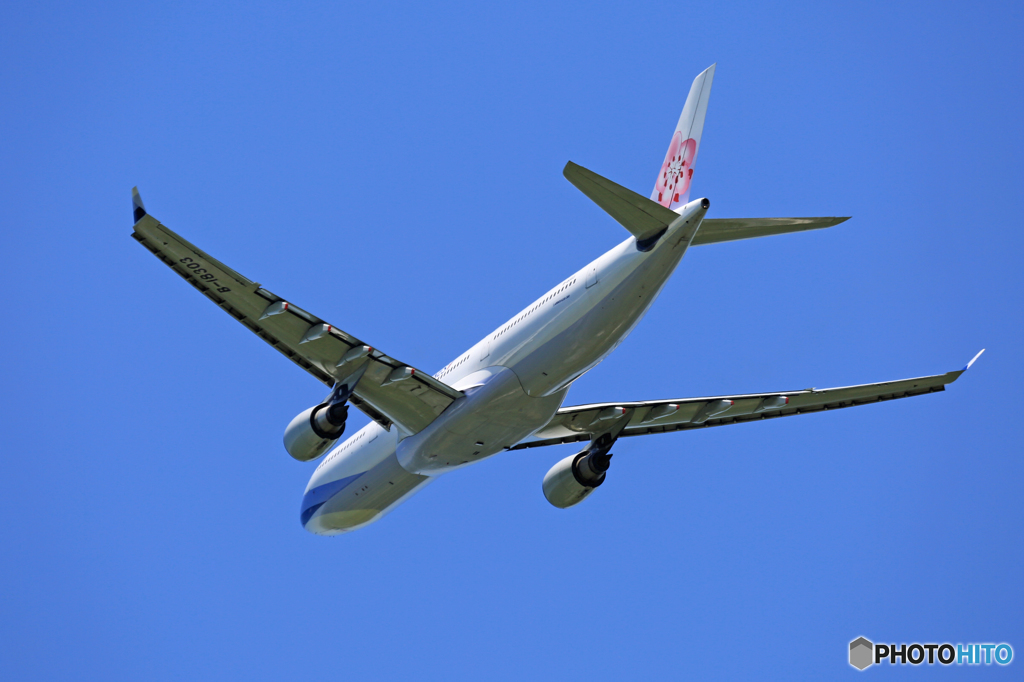 「青い空」が一番 China A330-302 B-18303 出発