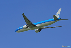 「空色」 KLM 777 PH-BVC 飛び立ち 
