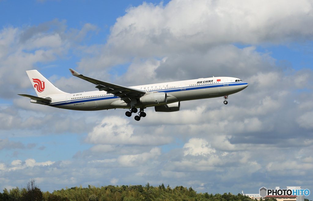 「青が好き」 AIR CHINA A330-300 B-8579到着