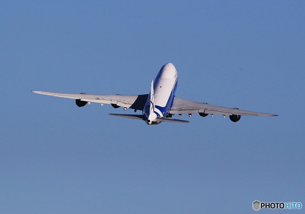 「すかい」エア ブリッジ カーゴ 747-8F VQ-BRH  Takeoff
