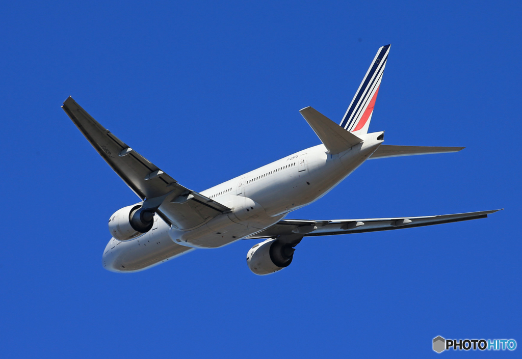 「はれー」 Air France 777-200 F-GSPS Takeoff